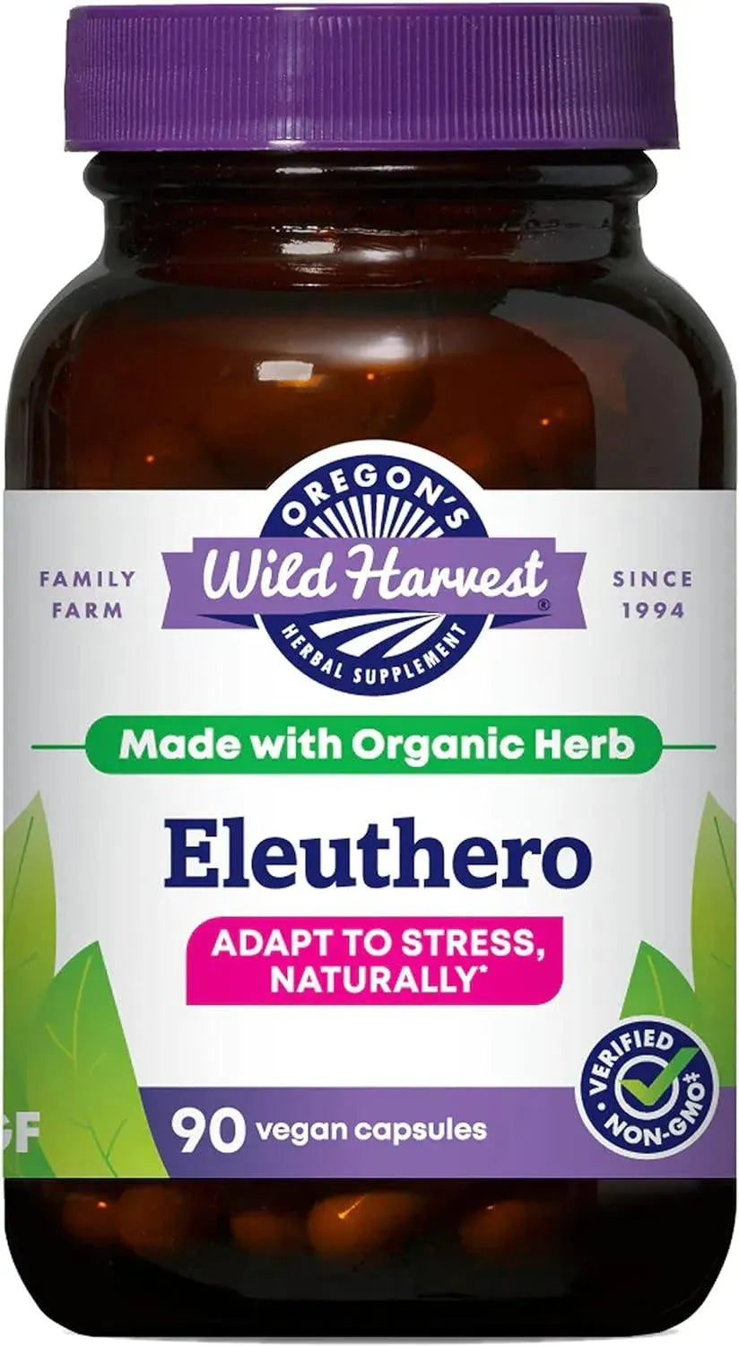 OREGON'S WILD HARVEST - Oregon's Wild Harvest Eleuthero Organic 90 Capsulas - The Red Vitamin MX - Suplementos Alimenticios - {{ shop.shopifyCountryName }}