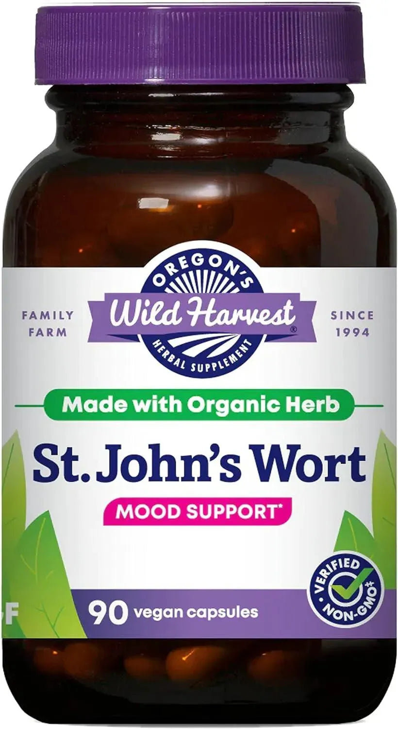 OREGON'S WILD HARVEST - Oregon's Wild Harvest St John's Wort 90 Capsulas - The Red Vitamin MX - Suplementos Alimenticios - {{ shop.shopifyCountryName }}