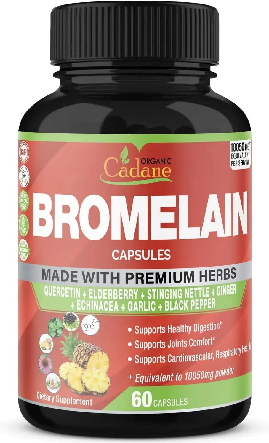 ORGANIC CADANE - Organic Cadane Bromelain Extract 10050Mg. 60 Capsulas - The Red Vitamin MX - Suplementos Alimenticios - {{ shop.shopifyCountryName }}