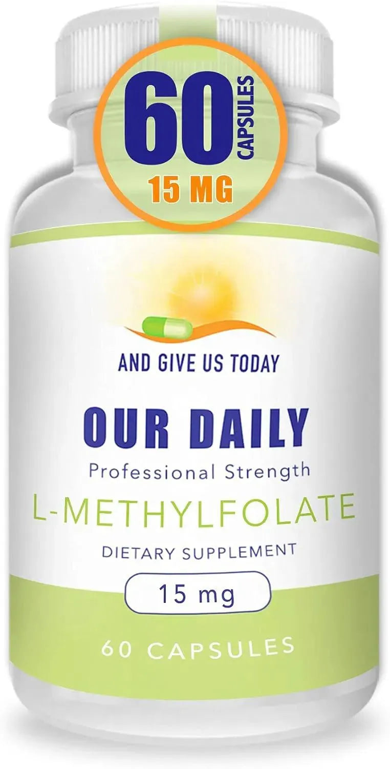 OUR DAILY - Our Daily L-Methylfolate 15Mg. 60 Capsulas - The Red Vitamin MX - Suplementos Alimenticios - {{ shop.shopifyCountryName }}