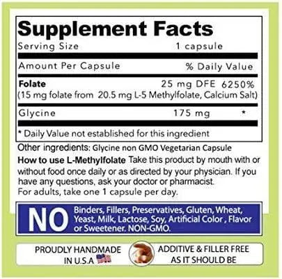 OUR DAILY - Our Daily L-Methylfolate 15Mg. 60 Capsulas - The Red Vitamin MX - Suplementos Alimenticios - {{ shop.shopifyCountryName }}