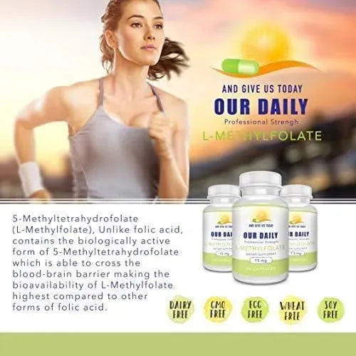 OUR DAILY - Our Daily L-Methylfolate 15Mg. 60 Capsulas - The Red Vitamin MX - Suplementos Alimenticios - {{ shop.shopifyCountryName }}
