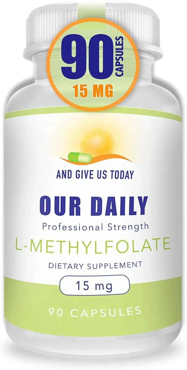OUR DAILY - Our Daily L-Methylfolate 15Mg. 90 Capsulas - The Red Vitamin MX - Suplementos Alimenticios - {{ shop.shopifyCountryName }}