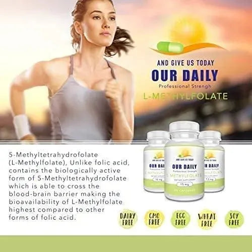 OUR DAILY - Our Daily L-Methylfolate 15Mg. 90 Capsulas - The Red Vitamin MX - Suplementos Alimenticios - {{ shop.shopifyCountryName }}