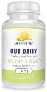 OUR DAILY - Our Daily Vites L-Methylfolate 10Mg. 90 Capsulas - The Red Vitamin MX - Suplementos Alimenticios - {{ shop.shopifyCountryName }}