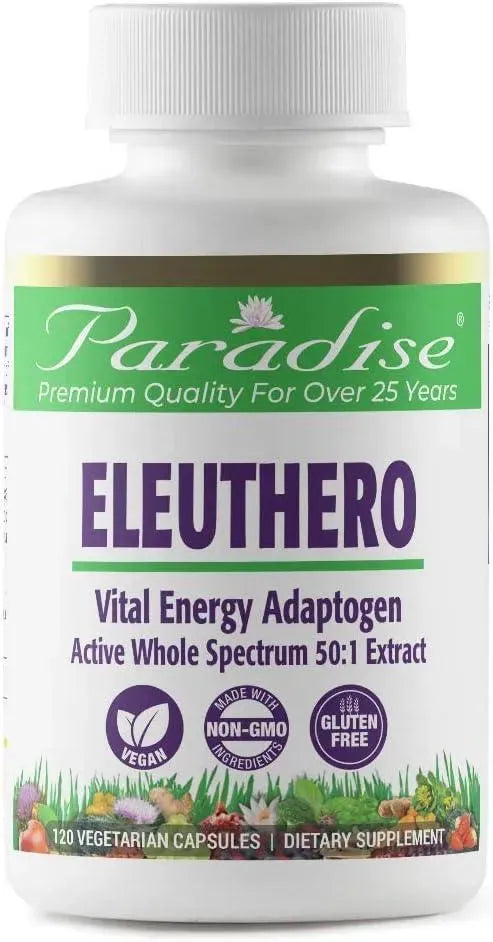 PARADISE HERBS - Paradise Herbs Eleuthero Root Extract 120 Capsulas - The Red Vitamin MX - Suplementos Alimenticios - {{ shop.shopifyCountryName }}