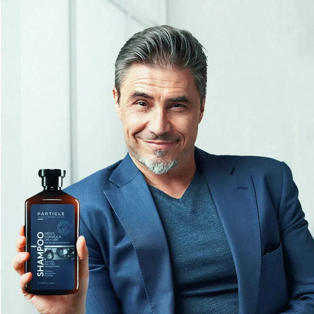 PARTICLE - Particle Hair Growth Shampoo for Men 400Ml. - The Red Vitamin MX - Shampoo Para Cabello - {{ shop.shopifyCountryName }}