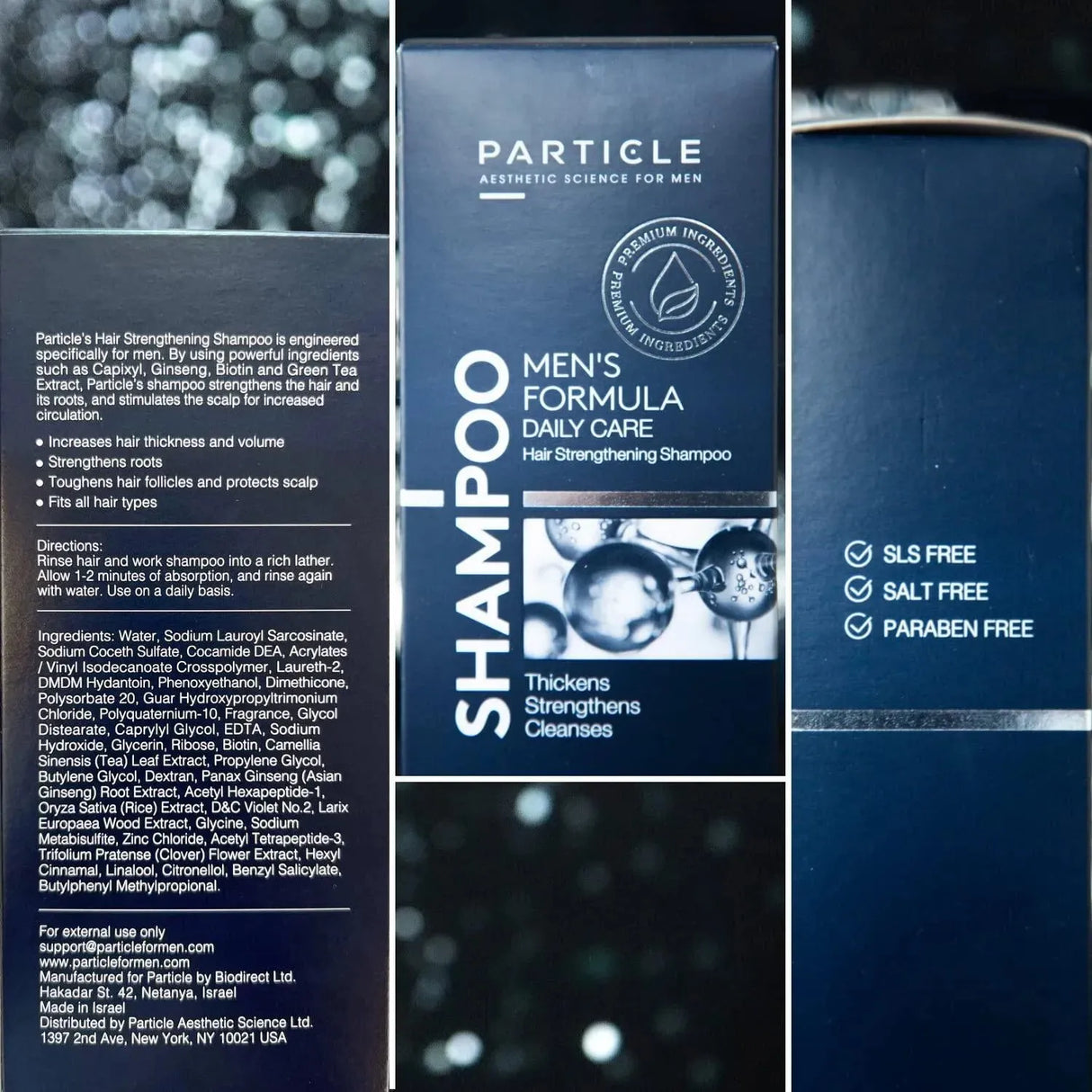 PARTICLE - Particle Hair Growth Shampoo for Men 400Ml. - The Red Vitamin MX - Shampoo Para Cabello - {{ shop.shopifyCountryName }}