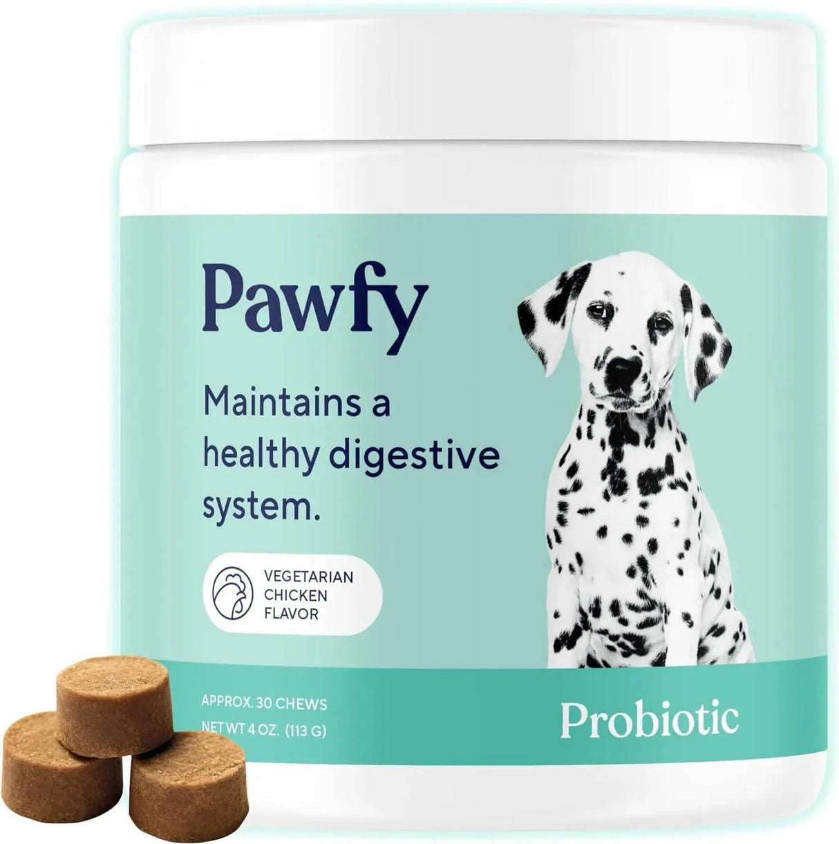 PAWFY - Pawfy Probiotic Soft Chews Vegetarian Chicken 113Gr. - The Red Vitamin MX - Probióticos Para Perros - {{ shop.shopifyCountryName }}