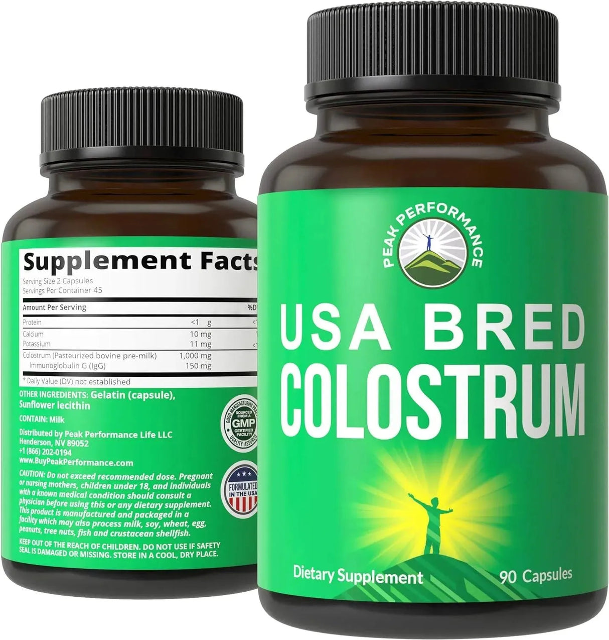 PEAK PERFORMANCE - Peak Performance Colostrum 90 Capsulas - The Red Vitamin MX - Suplementos Alimenticios - {{ shop.shopifyCountryName }}
