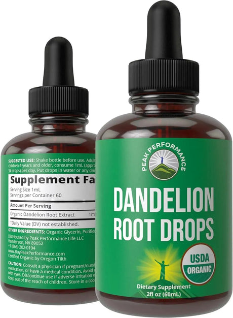 PEAK PERFORMANCE - Peak Performance Dandelion Root Extract 60Ml. - The Red Vitamin MX - Suplementos Alimenticios - {{ shop.shopifyCountryName }}