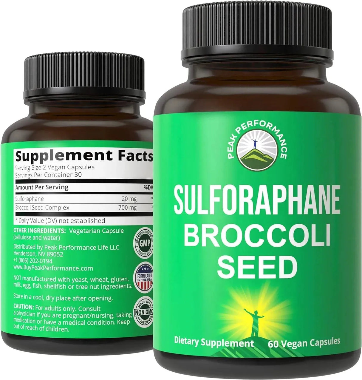 PEAK PERFORMANCE - Peak Performance Sulforaphane Broccoli Seed 60 Capsulas - The Red Vitamin MX - Suplementos Alimenticios - {{ shop.shopifyCountryName }}