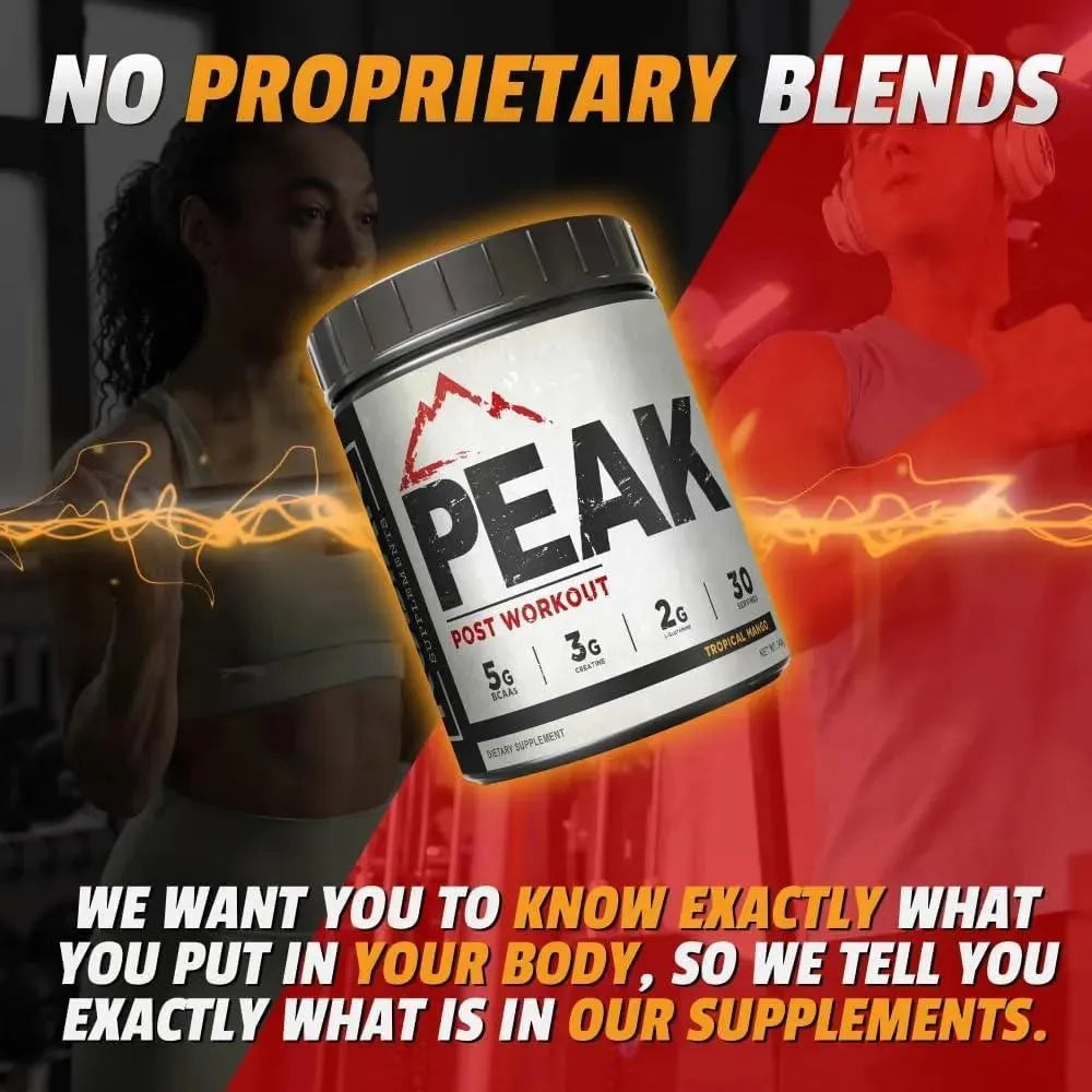 PEAK PERFORMANCE - Peak Post Workout BCAA 2:1:1 30 Servicios Tropical Mango 348Gr. - The Red Vitamin MX - Suplementos Alimenticios - {{ shop.shopifyCountryName }}
