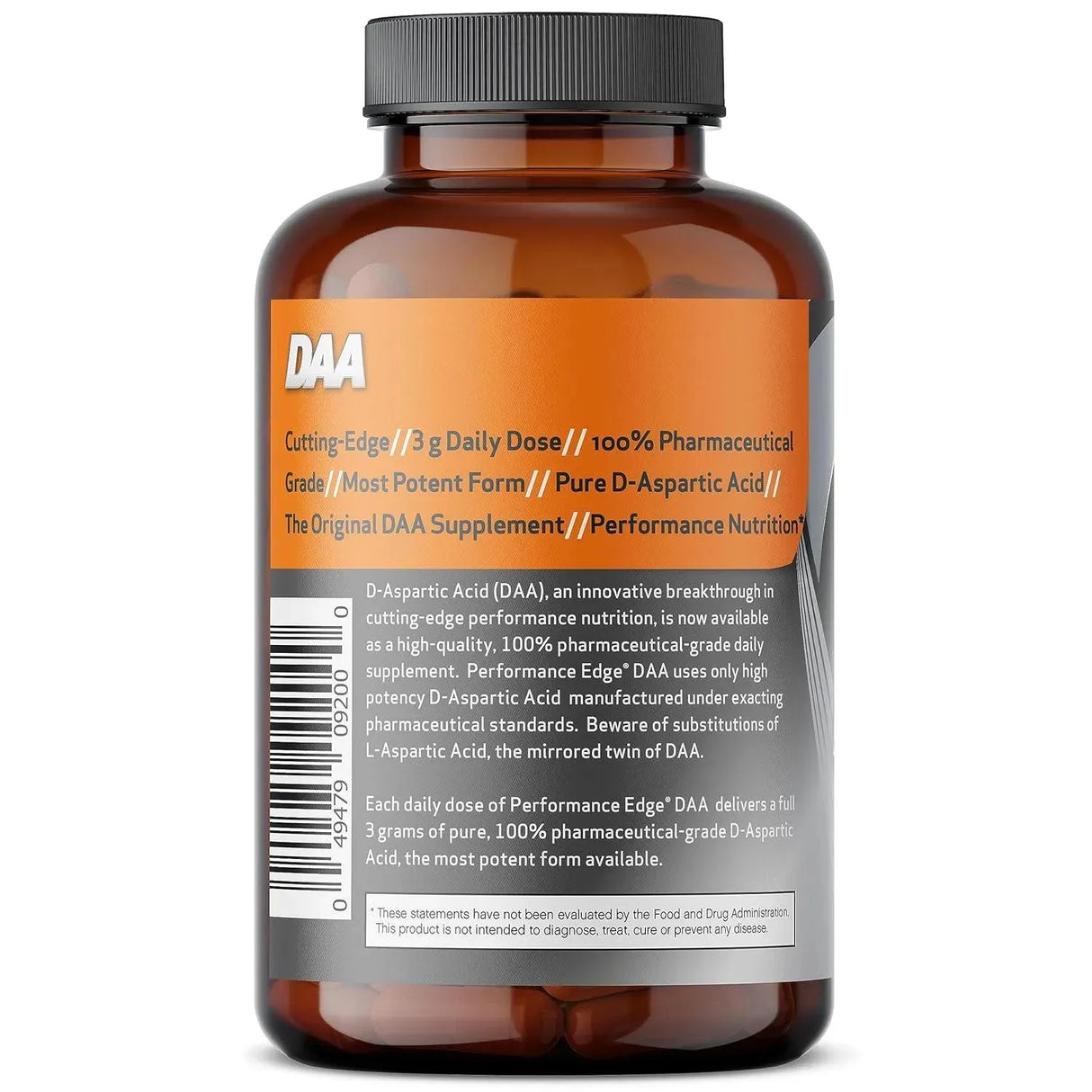 PERFORMANCE EDGE - Performance Edge DAA D-Aspartic Acid 3000Mg. 120 Capsulas - The Red Vitamin MX - Suplementos Alimenticios - {{ shop.shopifyCountryName }}