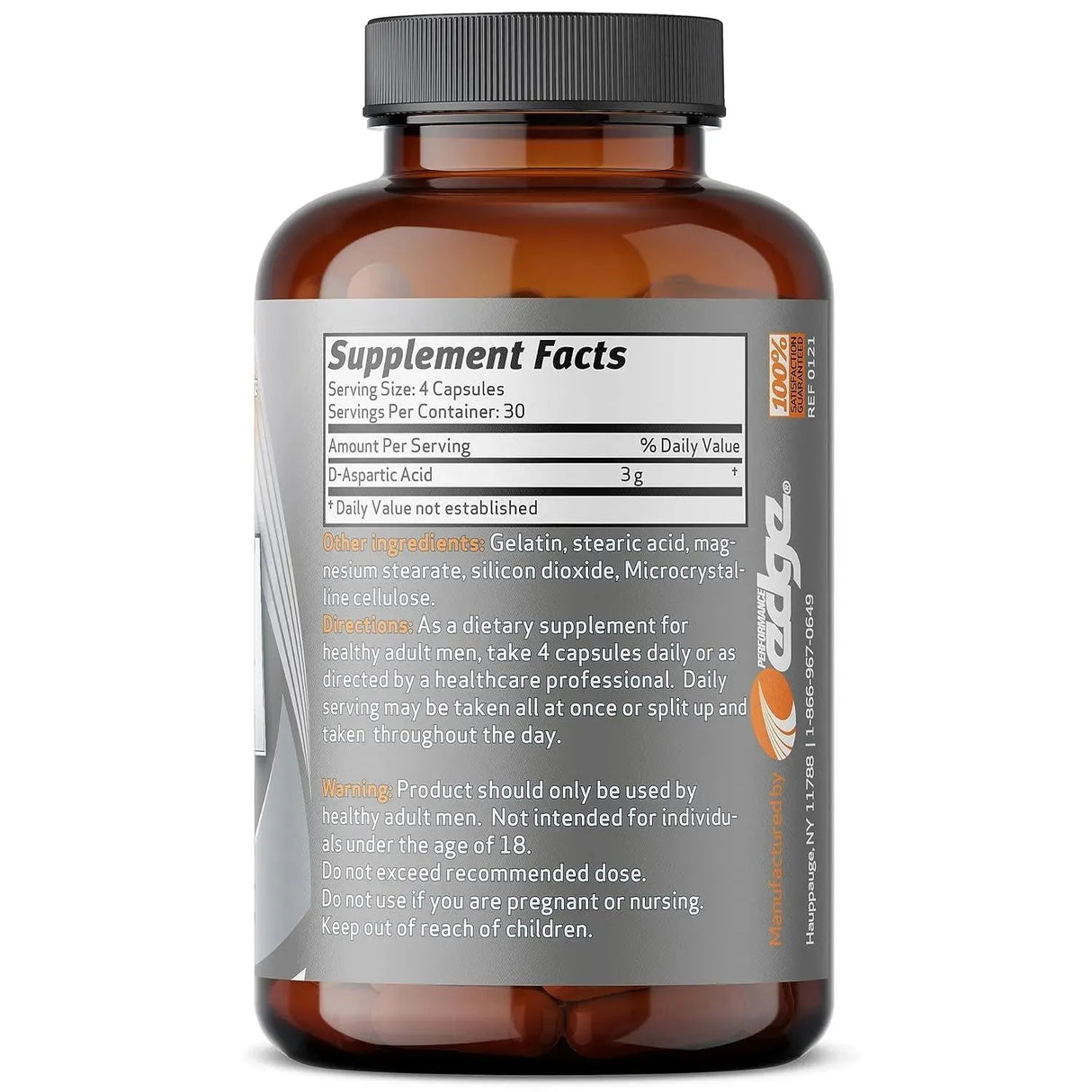 PERFORMANCE EDGE - Performance Edge DAA D-Aspartic Acid 3000Mg. 120 Capsulas - The Red Vitamin MX - Suplementos Alimenticios - {{ shop.shopifyCountryName }}