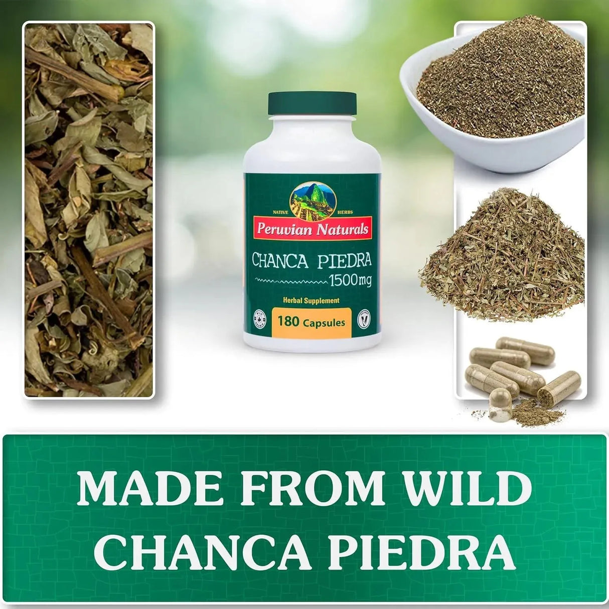 PERUVIAN NATURALS - Peruvian Naturals Chanca Piedra 180 Capsulas - The Red Vitamin MX - Suplementos Alimenticios - {{ shop.shopifyCountryName }}