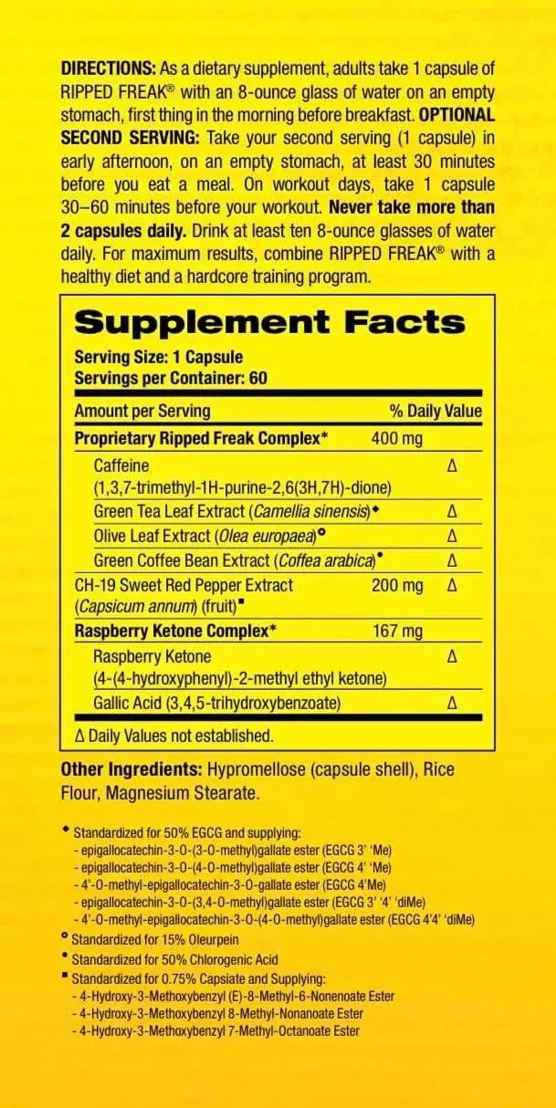 PHARMAFREAK - Pharmafreak Ripped Freak Hybrid Fat Burner 60 Capsulas - The Red Vitamin MX - Suplementos Alimenticios - {{ shop.shopifyCountryName }}