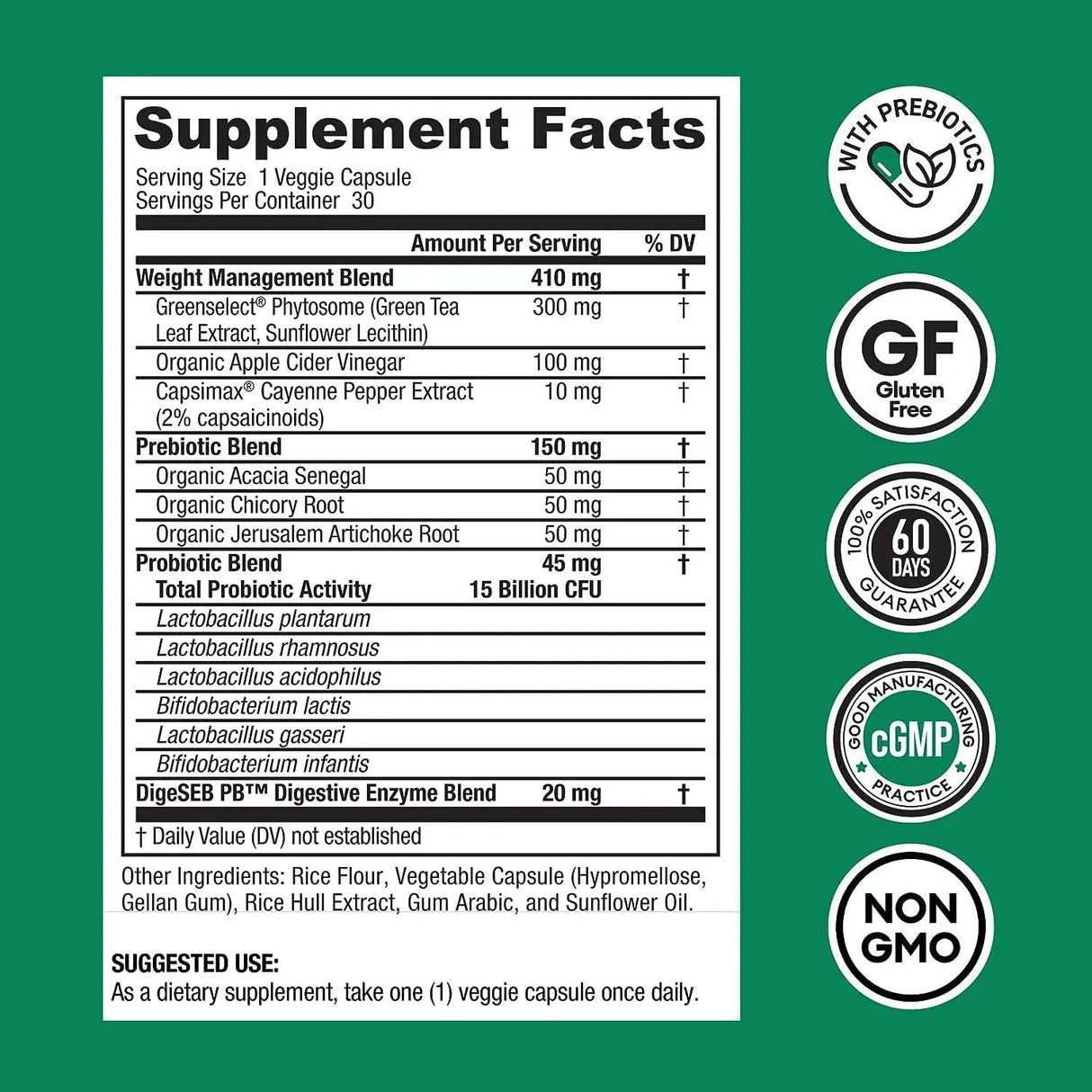 PHYSICIAN'S CHOICE - Physician's CHOICE Probiotics for Weight Management 30 Capsulas - The Red Vitamin MX - Suplementos Alimenticios - {{ shop.shopifyCountryName }}