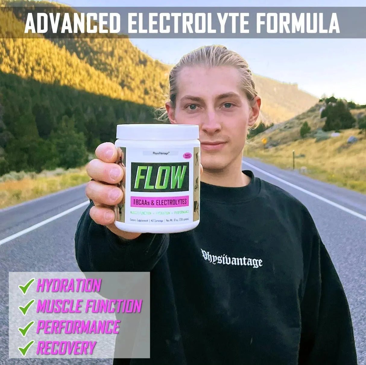 PHYSIVANTAGE - PhysiVantage Flow Electrolyte Powder + BCAAs Keto Raspberry Lemonade 285Gr. - The Red Vitamin MX - Suplementos Alimenticios - {{ shop.shopifyCountryName }}