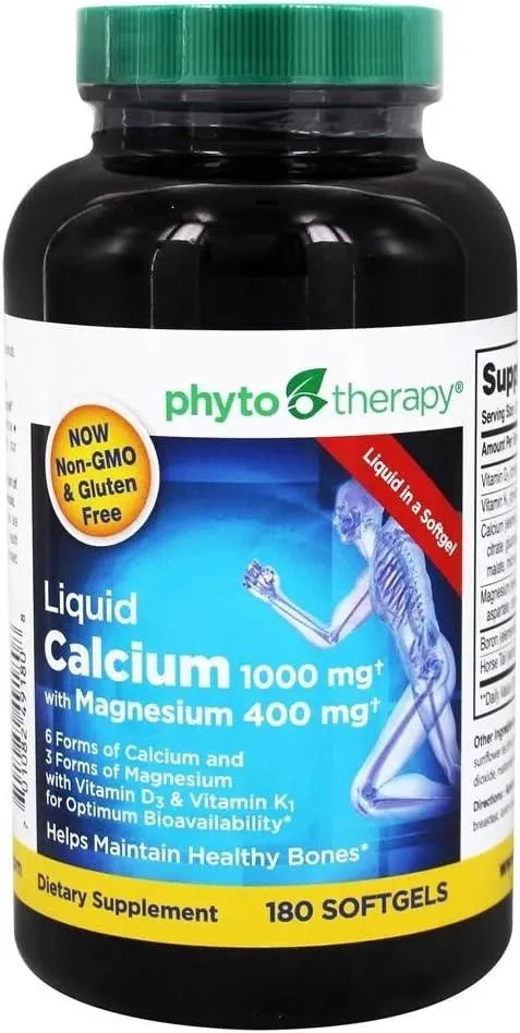 PHYTO THERAPY - Phytotherapy Rx Calcium Liquid Softgel 180 Capsulas Blandas - The Red Vitamin MX - Suplementos Alimenticios - {{ shop.shopifyCountryName }}