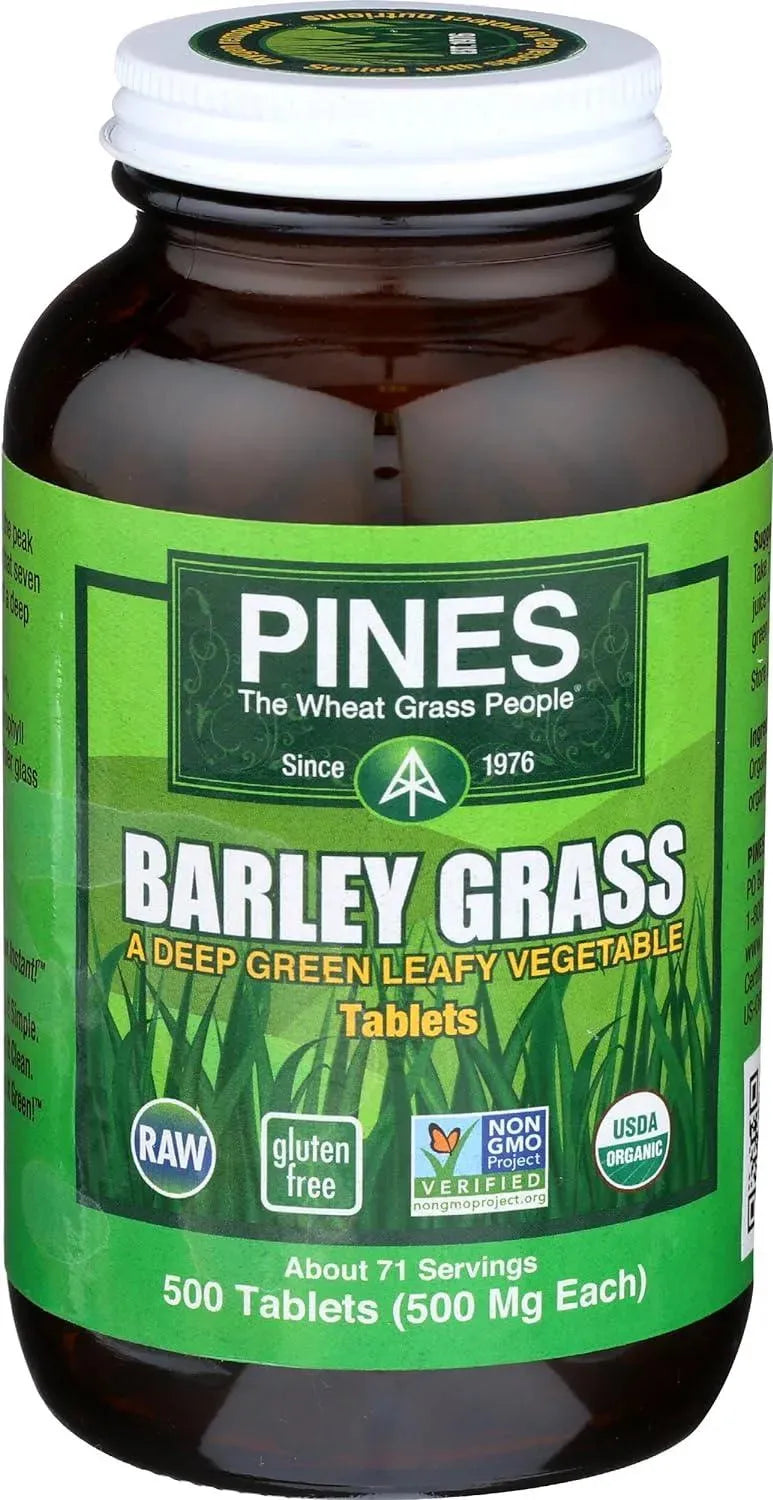 PINES - Pines Organic Barley Grass 500Mg. 500 Tabletas - The Red Vitamin MX - Suplementos Alimenticios - {{ shop.shopifyCountryName }}
