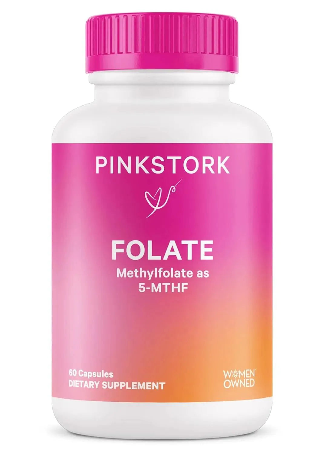 PINK STORK - Pink Stork Folate: Methyl Folate 60 Capsulas - The Red Vitamin MX - Suplementos Alimenticios - {{ shop.shopifyCountryName }}