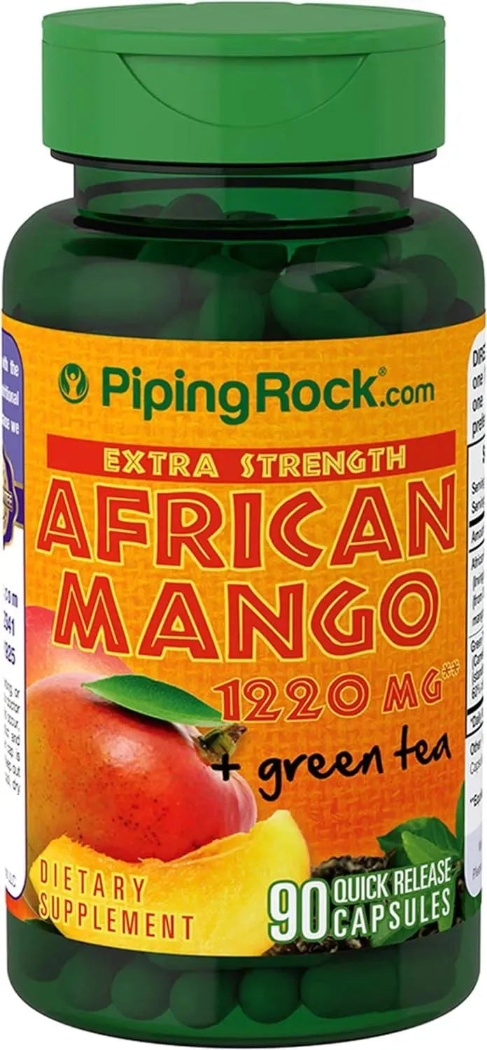PIPING ROCK - Piping Rock African Mango Seed Extract 1220Mg. 90 Capsulas - The Red Vitamin MX - Suplementos Alimenticios - {{ shop.shopifyCountryName }}