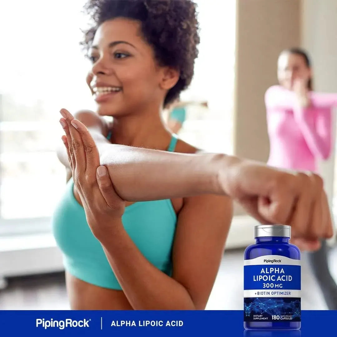 PIPING ROCK - Piping Rock Alpha Lipoic Acid 300Mg. 180 Capsulas - The Red Vitamin MX - Suplementos Alimenticios - {{ shop.shopifyCountryName }}