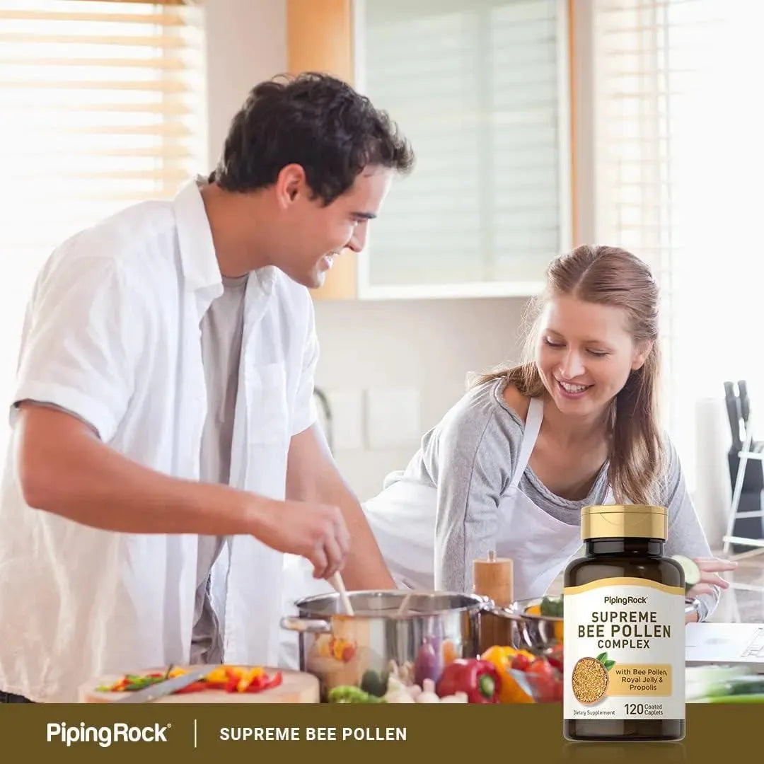 PIPING ROCK - Piping Rock Bee Pollen Complex with Bee Propolis & Royal Jelly 120 Capsulas - The Red Vitamin MX - Suplementos Alimenticios - {{ shop.shopifyCountryName }}