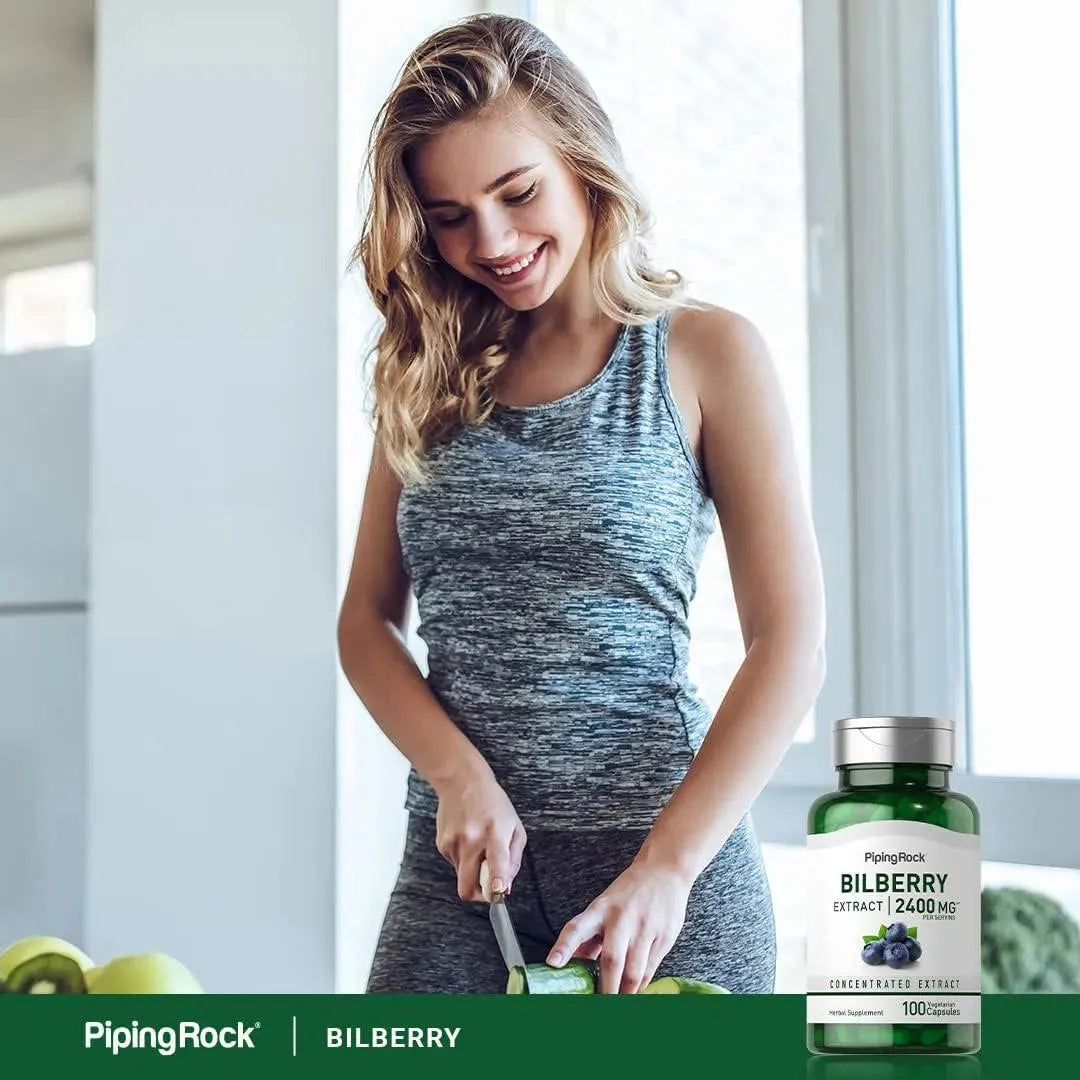 PIPING ROCK - Piping Rock Bilberry Extract 2400Mg. 200 Capsulas - The Red Vitamin MX - Suplementos Alimenticios - {{ shop.shopifyCountryName }}