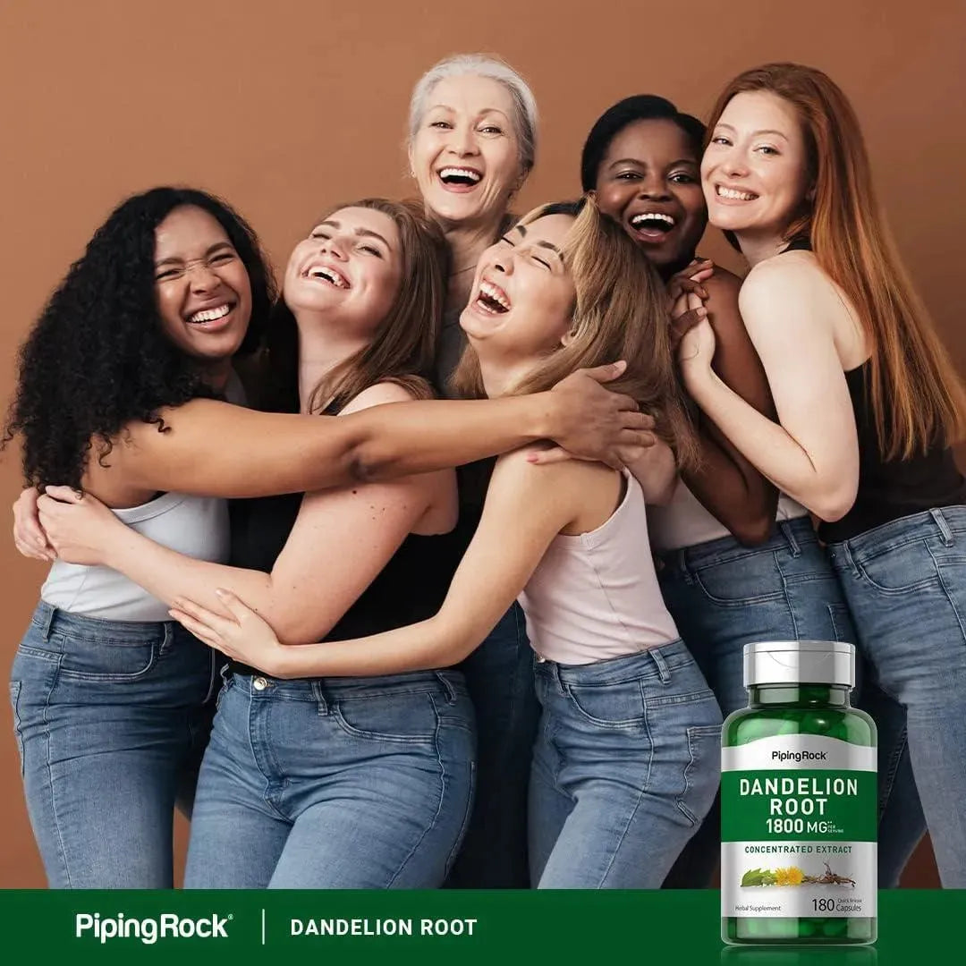 PIPING ROCK - Piping Rock Dandelion Root 1800Mg. 180 Capsulas - The Red Vitamin MX - Suplementos Alimenticios - {{ shop.shopifyCountryName }}