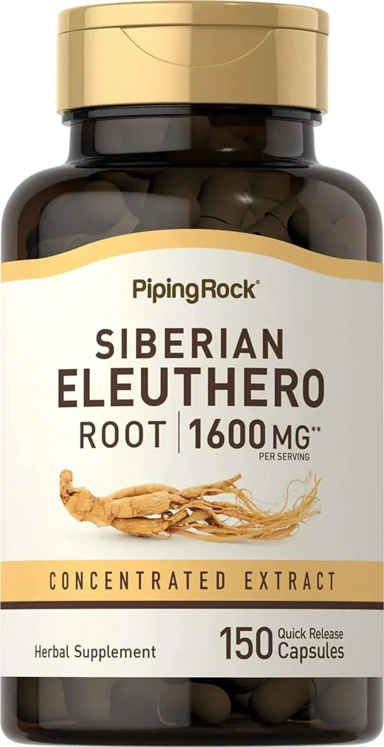 PIPING ROCK - Piping Rock Siberian Eleuthero Root 1600Mg. 150 Capsulas - The Red Vitamin MX - Suplementos Alimenticios - {{ shop.shopifyCountryName }}