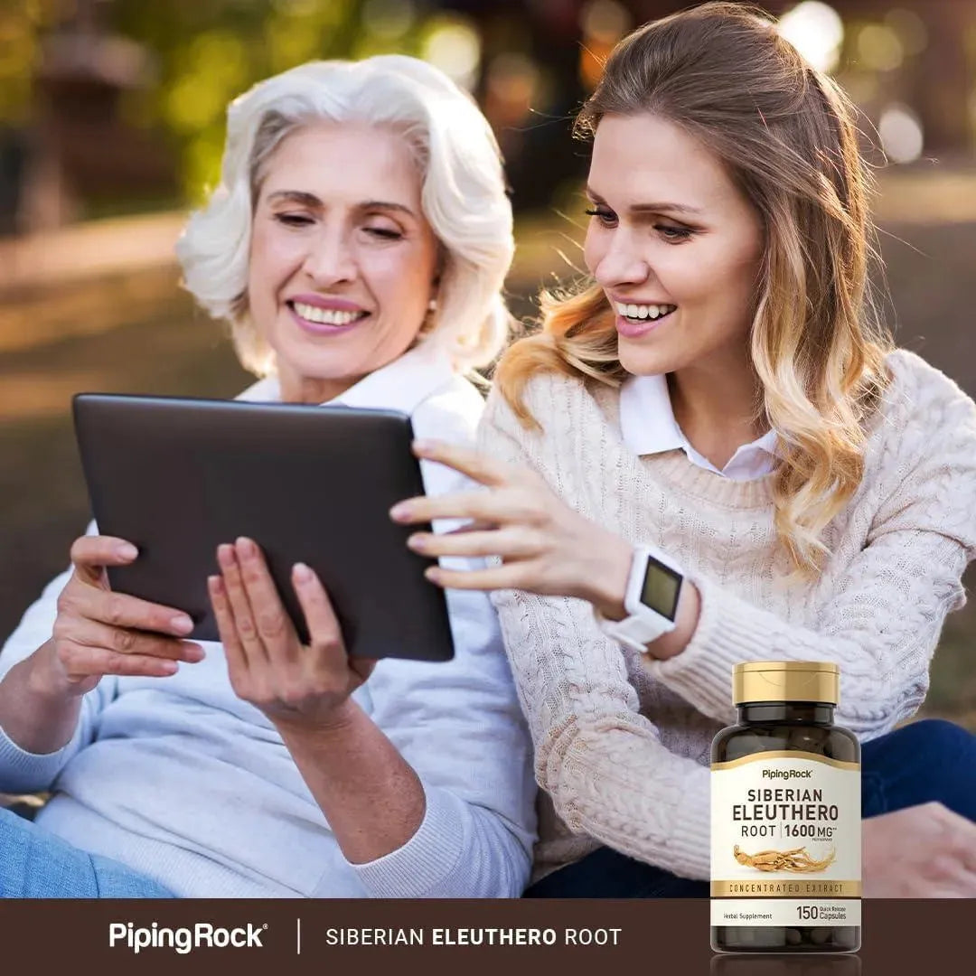 PIPING ROCK - Piping Rock Siberian Eleuthero Root 1600Mg. 150 Capsulas - The Red Vitamin MX - Suplementos Alimenticios - {{ shop.shopifyCountryName }}