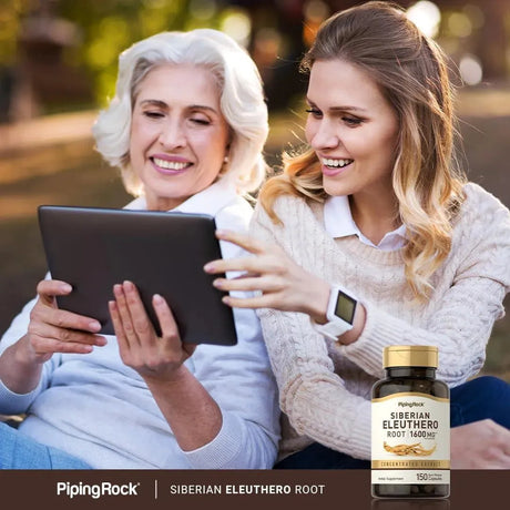PIPING ROCK - Piping Rock Siberian Eleuthero Root 1600Mg. 150 Capsulas - The Red Vitamin MX - Suplementos Alimenticios - {{ shop.shopifyCountryName }}
