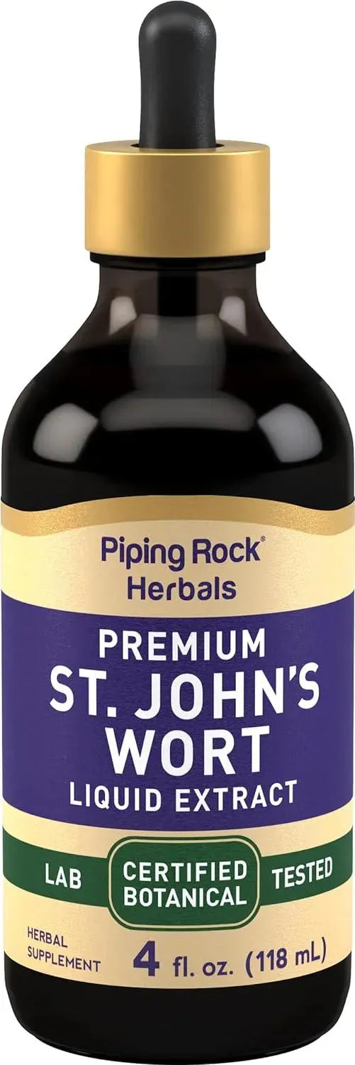 PIPING ROCK - Piping Rock St Johns Wort Tincture Liquid 118Ml. - The Red Vitamin MX - Suplementos Alimenticios - {{ shop.shopifyCountryName }}