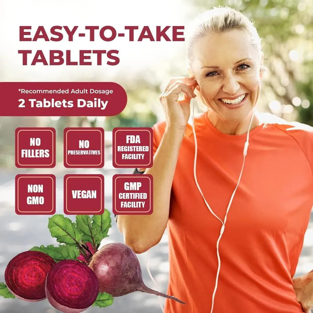 POMONA WELLNESS - Pomona Wellness Beet Root 1350Mg. 100 Tabletas - The Red Vitamin MX - Suplementos Alimenticios - {{ shop.shopifyCountryName }}