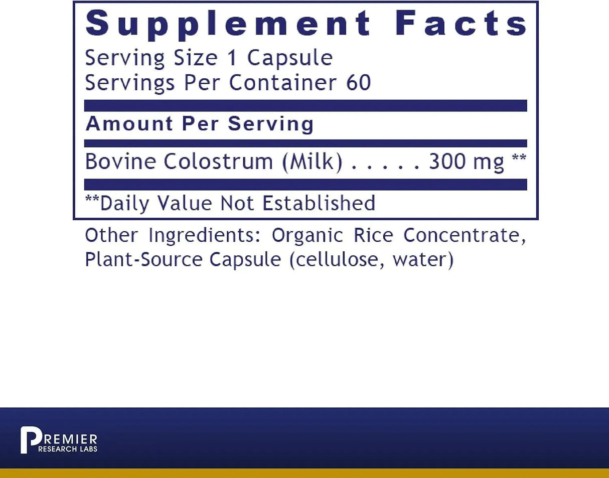 PREMIER RESEARCH LABS - Premier Research Labs Colostrum-IgG 60 Capsulas - The Red Vitamin MX - Suplementos Alimenticios - {{ shop.shopifyCountryName }}