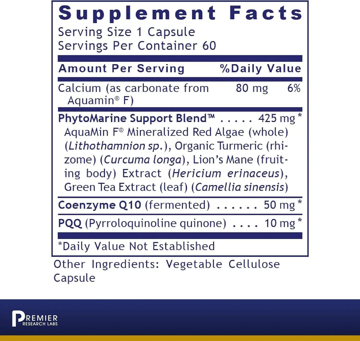 PREMIER RESEARCH LABS - Premier Research Labs PQQ Complex 60 Capsulas - The Red Vitamin MX - Suplementos Alimenticios - {{ shop.shopifyCountryName }}