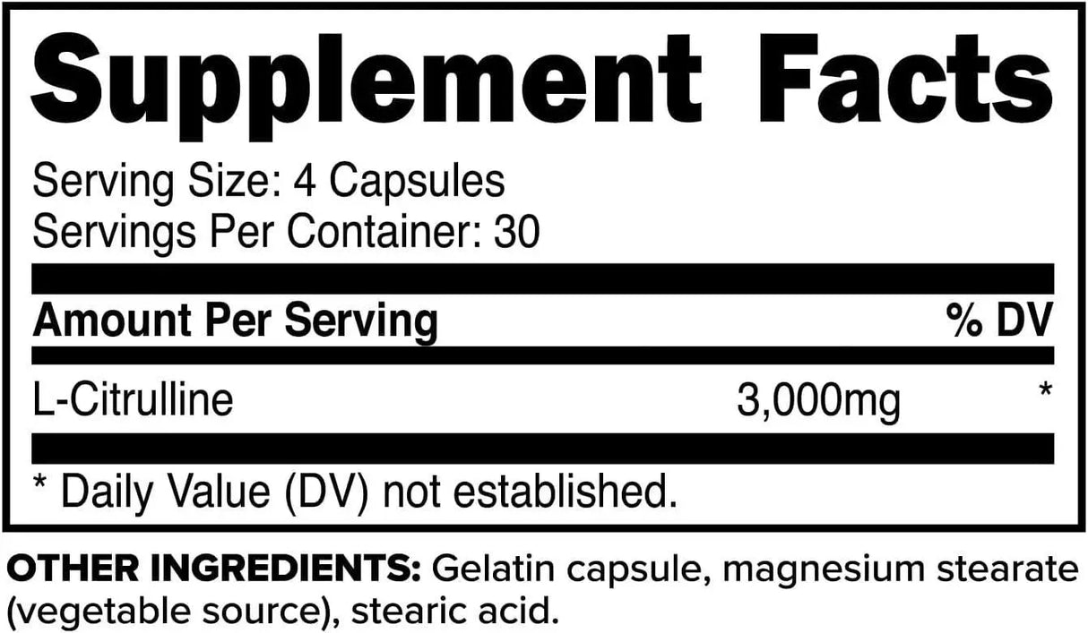 PRIMAFORCE - Primaforce L-Citrulline 3000Mg. 120 Capsulas - The Red Vitamin MX - Suplementos Alimenticios - {{ shop.shopifyCountryName }}