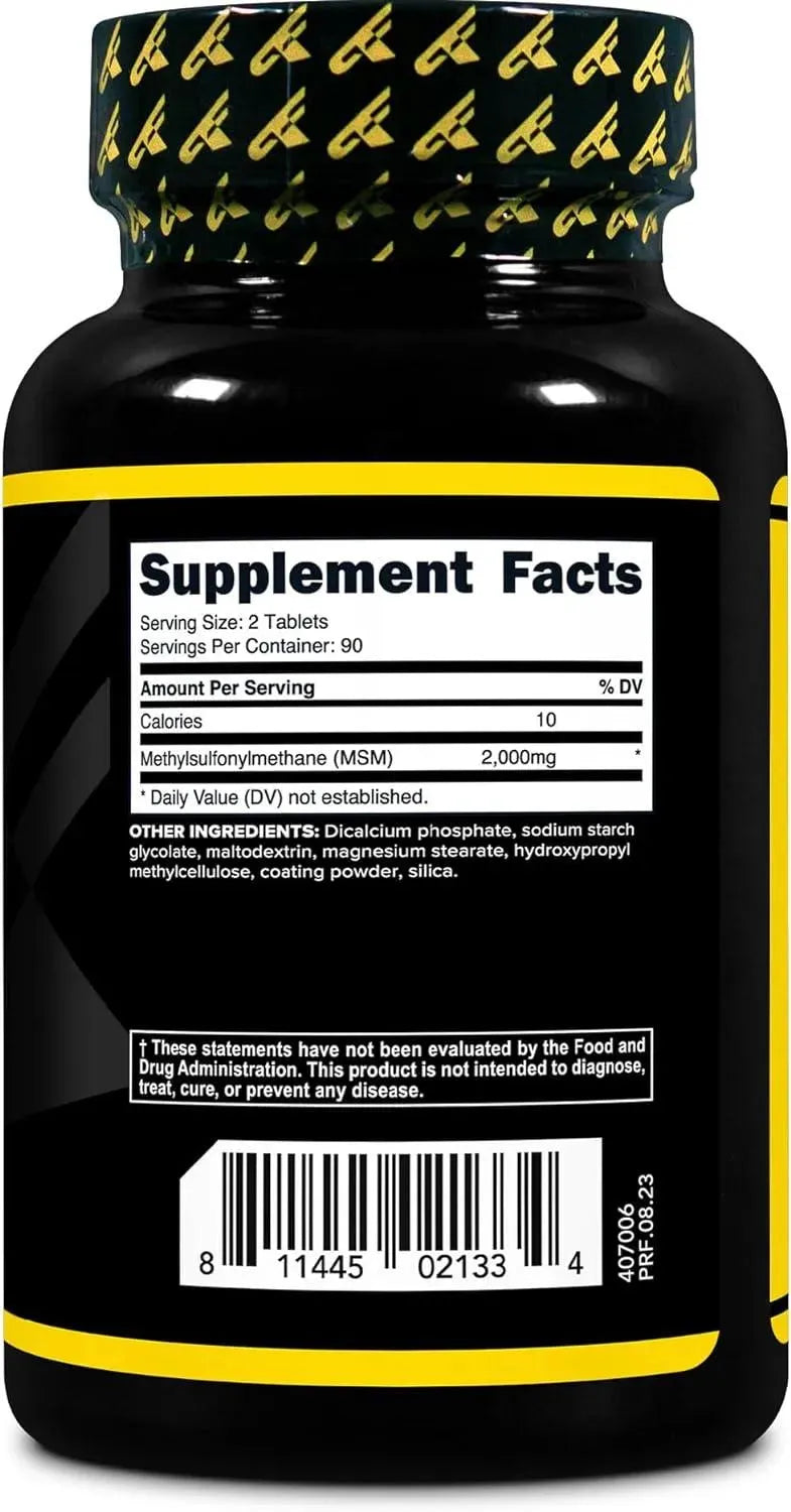 PRIMAFORCE - Primaforce MSM 2000Mg. 180 Tabletas - The Red Vitamin MX - Suplementos Alimenticios - {{ shop.shopifyCountryName }}