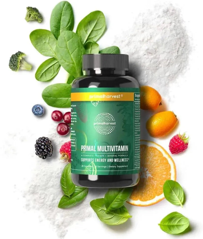 PRIMAL HARVEST - Primal Harvest Multivitamin for Women and Men 30 Capsulas - The Red Vitamin MX - Suplementos Alimenticios - {{ shop.shopifyCountryName }}