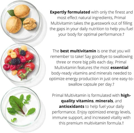 PRIMAL HARVEST - Primal Harvest Multivitamin for Women and Men 30 Capsulas - The Red Vitamin MX - Suplementos Alimenticios - {{ shop.shopifyCountryName }}
