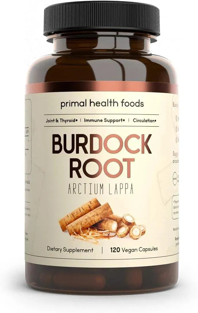 PRIMAL HEALTH FOODS - Primal Health Foods Organic Burdock Root 1000Mg. 120 Capsulas - The Red Vitamin MX - Suplementos Alimenticios - {{ shop.shopifyCountryName }}