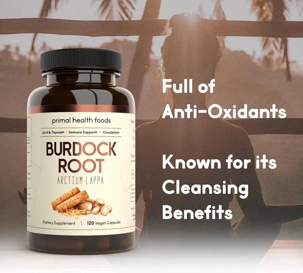 PRIMAL HEALTH FOODS - Primal Health Foods Organic Burdock Root 1000Mg. 120 Capsulas - The Red Vitamin MX - Suplementos Alimenticios - {{ shop.shopifyCountryName }}