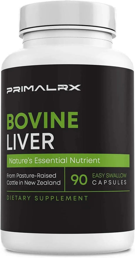 PRIMALRX - Primalrx Bovine Liver: Grass Fed Beef Liver 90 Capsulas - The Red Vitamin MX - Suplementos Alimenticios - {{ shop.shopifyCountryName }}