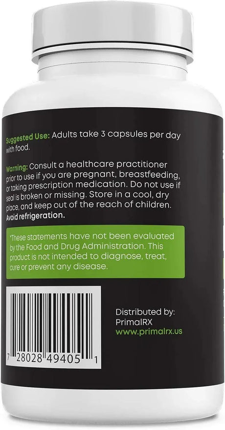 PRIMALRX - Primalrx Bovine Liver: Grass Fed Beef Liver 90 Capsulas - The Red Vitamin MX - Suplementos Alimenticios - {{ shop.shopifyCountryName }}