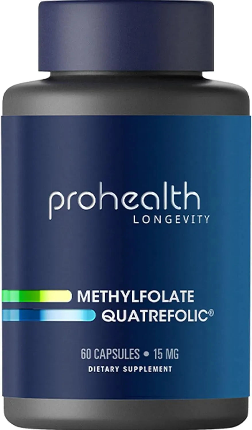 PRO HEALTH LONGEVITY - ProHealth Methylfolate with Quatrefolic Folate 15Mg. 60 Capsulas - The Red Vitamin MX - Suplementos Alimenticios - {{ shop.shopifyCountryName }}