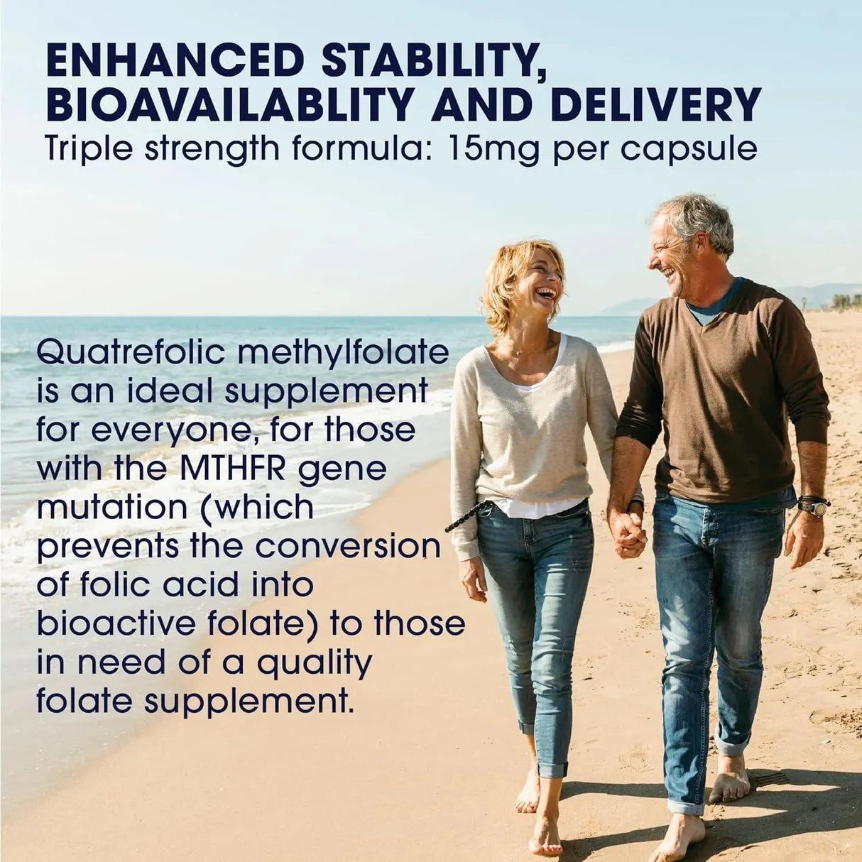 PRO HEALTH LONGEVITY - ProHealth Methylfolate with Quatrefolic Folate 15Mg. 60 Capsulas - The Red Vitamin MX - Suplementos Alimenticios - {{ shop.shopifyCountryName }}