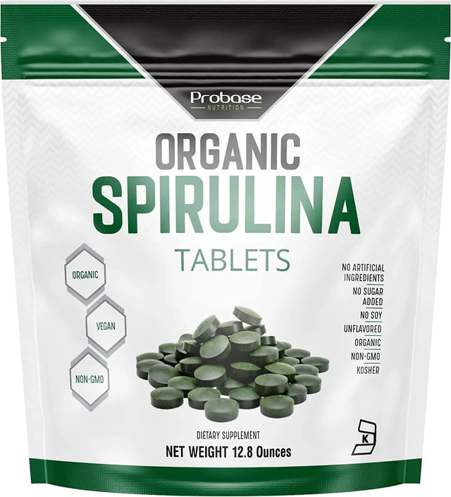 PROBASE NUTRITION - Probase Nutrition Organic Spirulina Supplement 3000Mg. 720 Tabletas - The Red Vitamin MX - Suplementos Alimenticios - {{ shop.shopifyCountryName }}