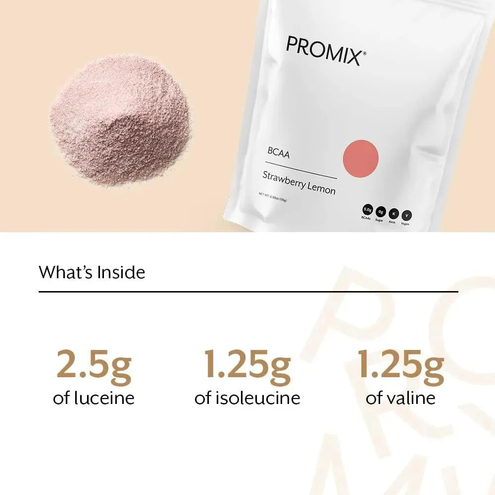 PROMIX - Promix BCAA Post-Workout Energy Powder Strawberry Lemon 30 Servicios 195Gr. - The Red Vitamin MX - Suplementos Alimenticios - {{ shop.shopifyCountryName }}